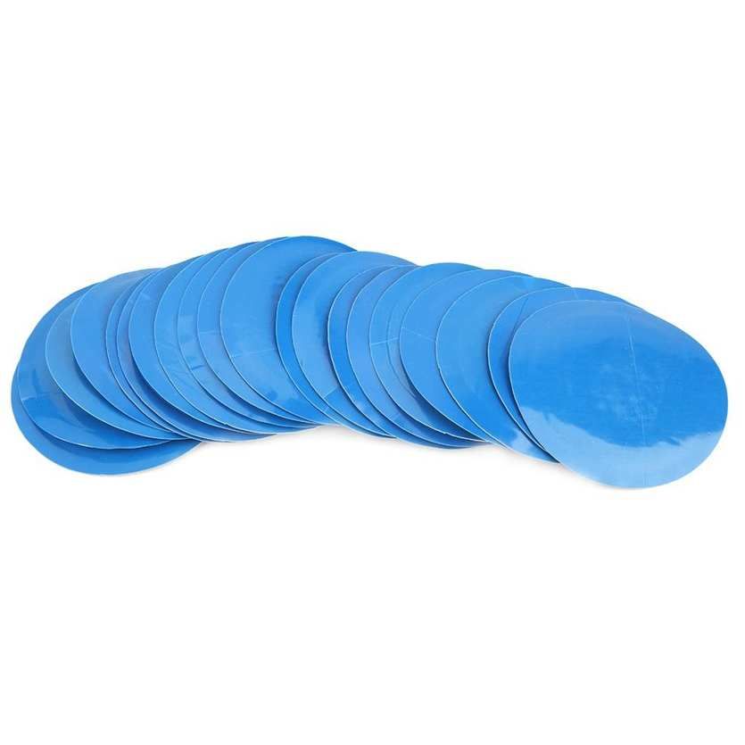 20Pcs 80mm Rubber Tire Car Tyre Puncture Repair Cold Roud Patch Tubeless Patches