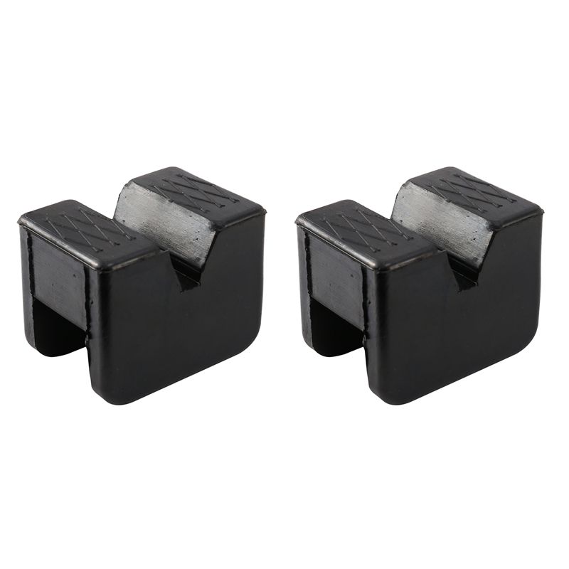 Jack Pad Adapter For Jack Stand 2-3 Ton Universal Rubber Slotted Frame Rail Pinch Welds Protector