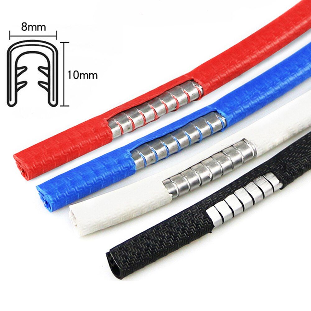 Universal Car Door Edge Protector Auto Door Guard Protective Strips Universal Automobiles Doors TruHood Seal Sealant Strip