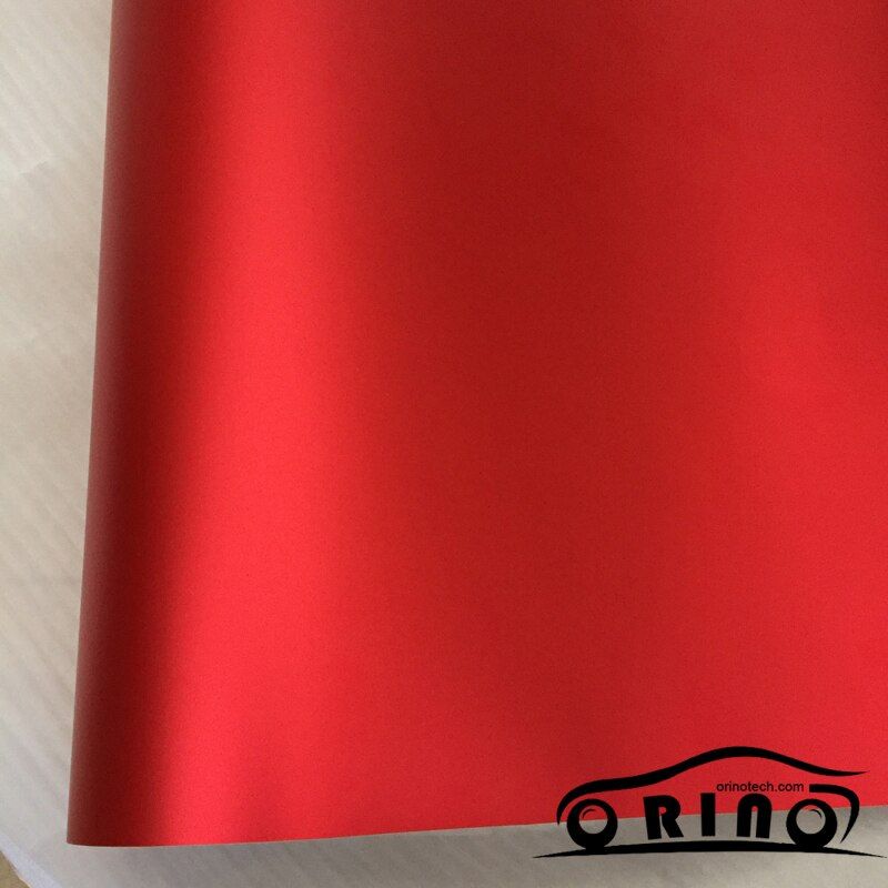 10/20/30/40/50x152CM Chrome Metallic Red Vinyl Sticker Matt Satin Red Car Wrapping Film Motorcycle Car Body Wrap Foil
