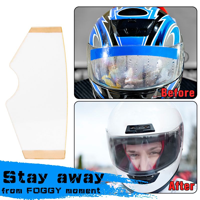Motorcycle Universal Anti Fog UV Film Clear Helmet Shield Visor Insert Lens