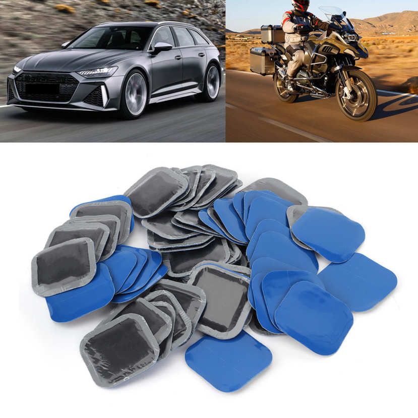 Car Tire Patch 60pcs/Box 55mm/2.2in Repair Rubber Tool Universal for Automobile Motorcycle