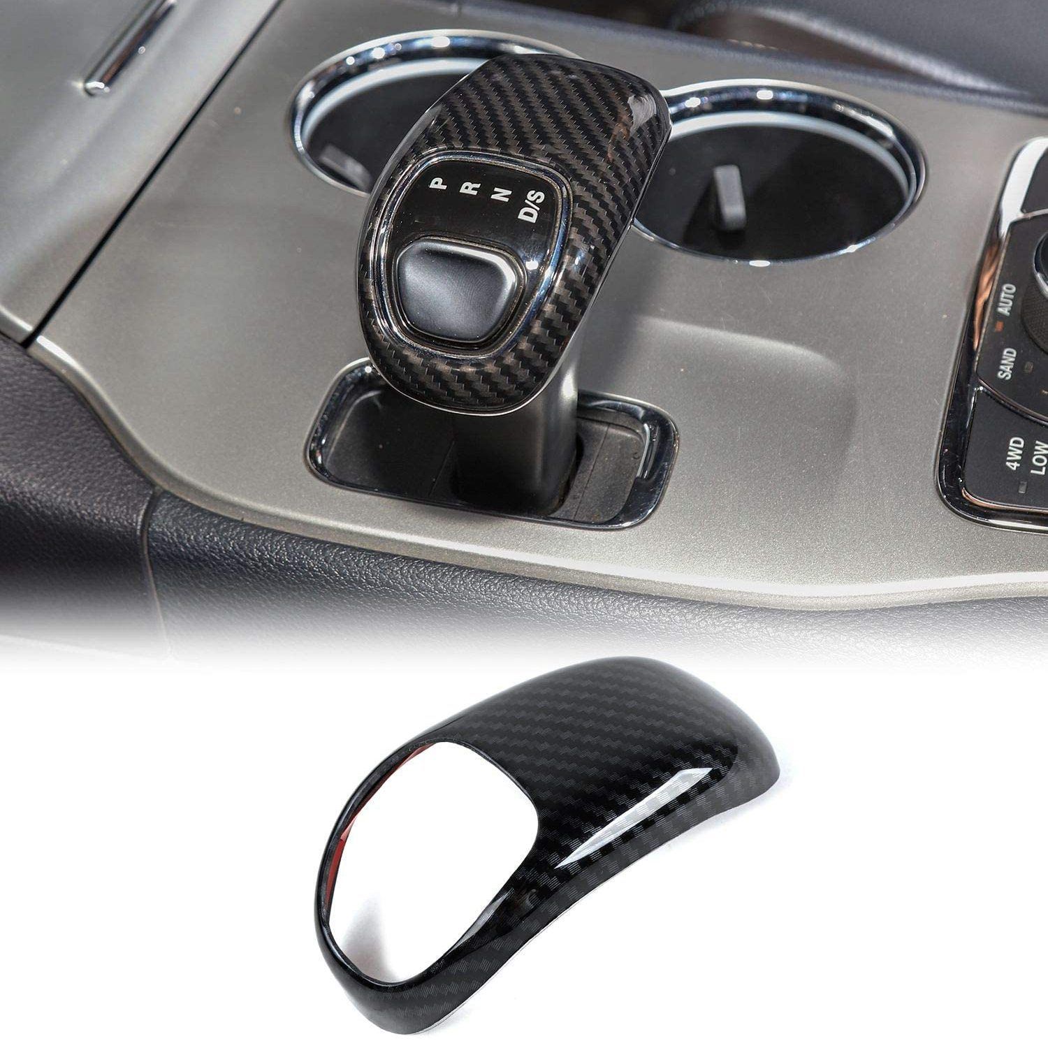 Car Gear Shift Knob Cover Trim Sticker Frame for 2014 2015 Jeep Grand Cherokee Accessories, for 2012-2014 Chrysler 300C