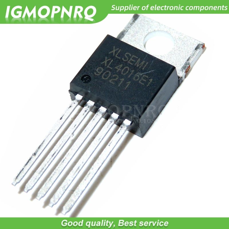 2pcs/lot XL4016E1 XL4016 TO220-5 40V 8A chip step-down IC DC-DC
