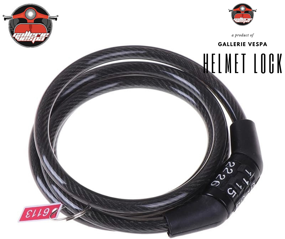 Helmet lock 4 digit Cable lock Multi Purpose
