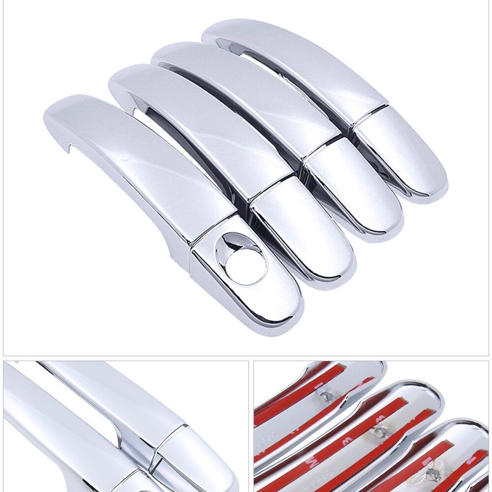 for Ford C-MAX C MAX MK1 2004~2010 Chrome Door Handle Cover Car Accessories Stickers Trim Set of 4Door 2005 2006 2007 2008 2009
