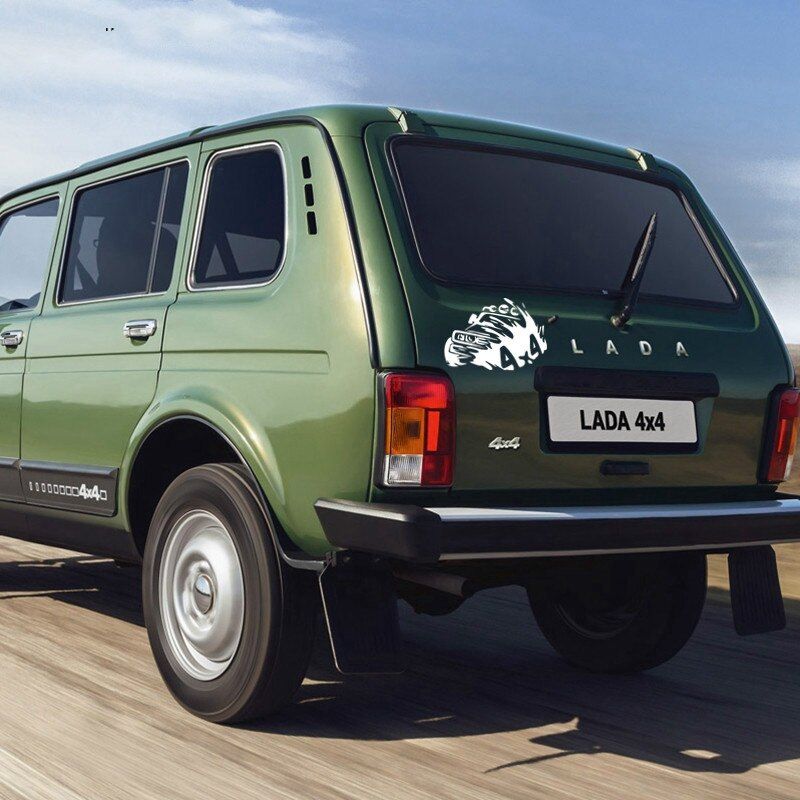 sticker lada niva 4x4 off road auto For Auto Car/Bumper/Window Vinyl Decal Sticker Decals DIY Decor CT599  EBdecal