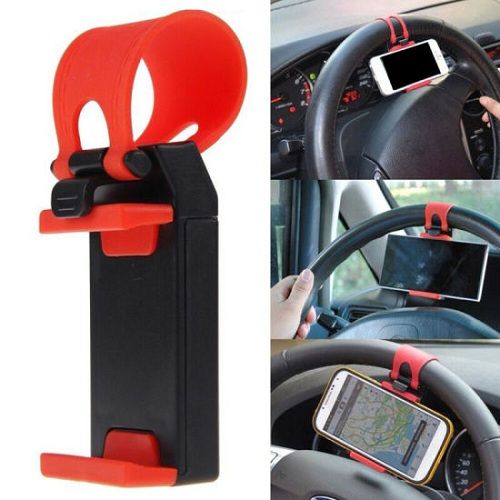 Car Steering wheel phone drive Mobile Mount Holder