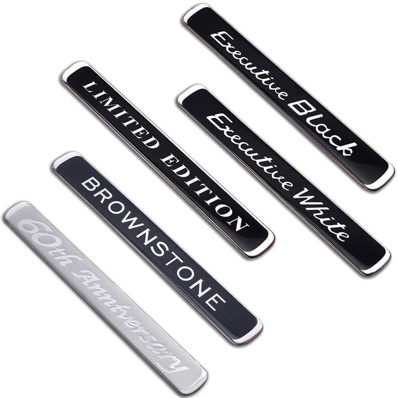 Limited Edition Brownstone Executive Alloy Emblem for Jeep Cherokee Wrangler Volkswagen Toyota Peugeot Nissan Side Rear Auto