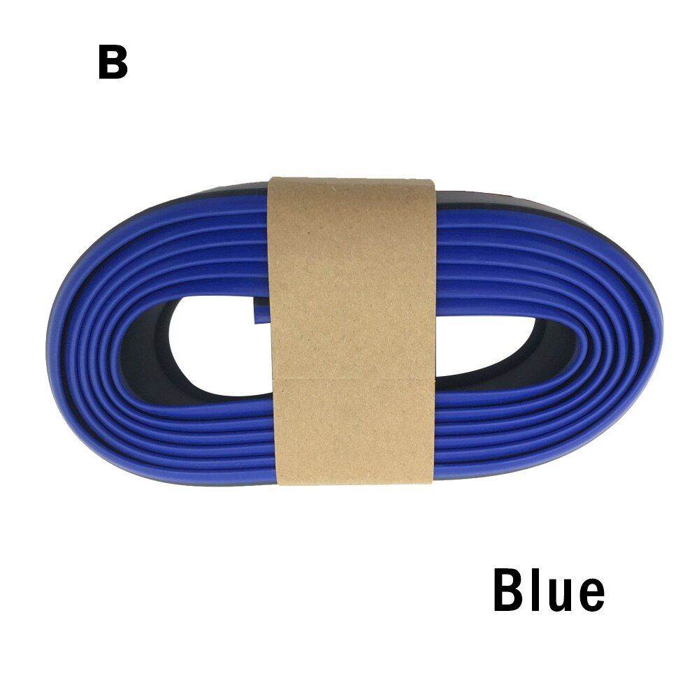 2.5M Front Car Bumper Protector Rubber Car Protector Front Bumper Guards Lip Mouldings Splitter Chin Body Auto Bumper Exterior