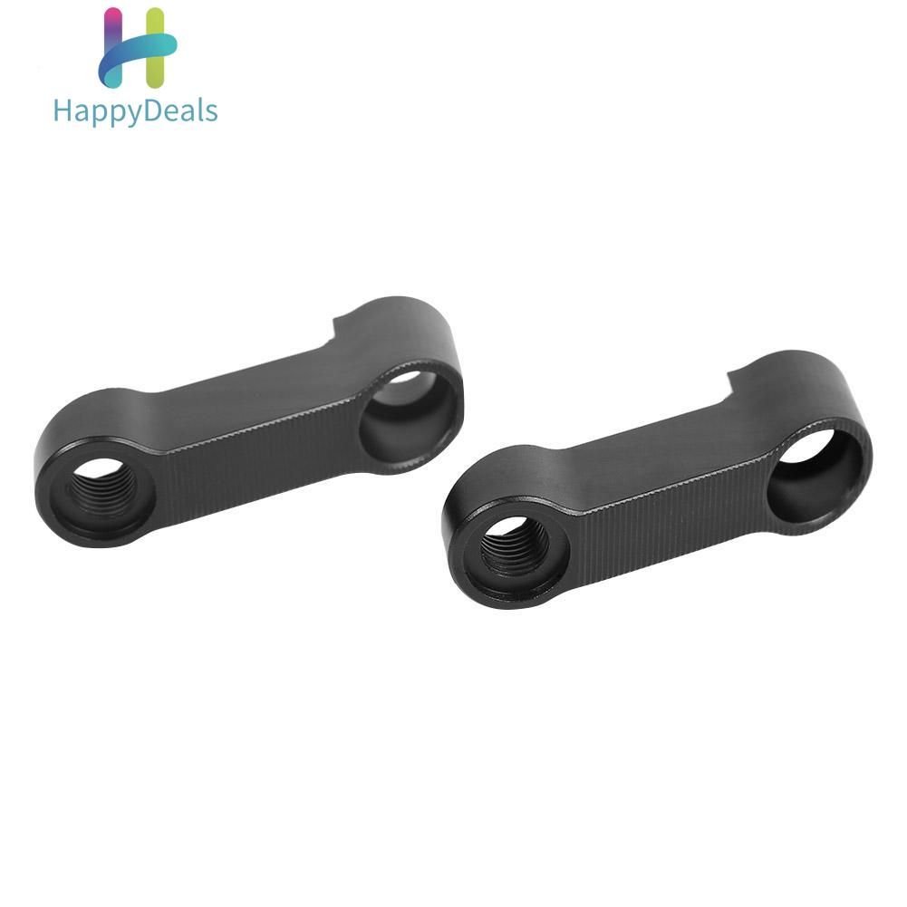 { Festival}Universal Aluminum Motorcycle Mirror Risers Extenders Extension Adapters