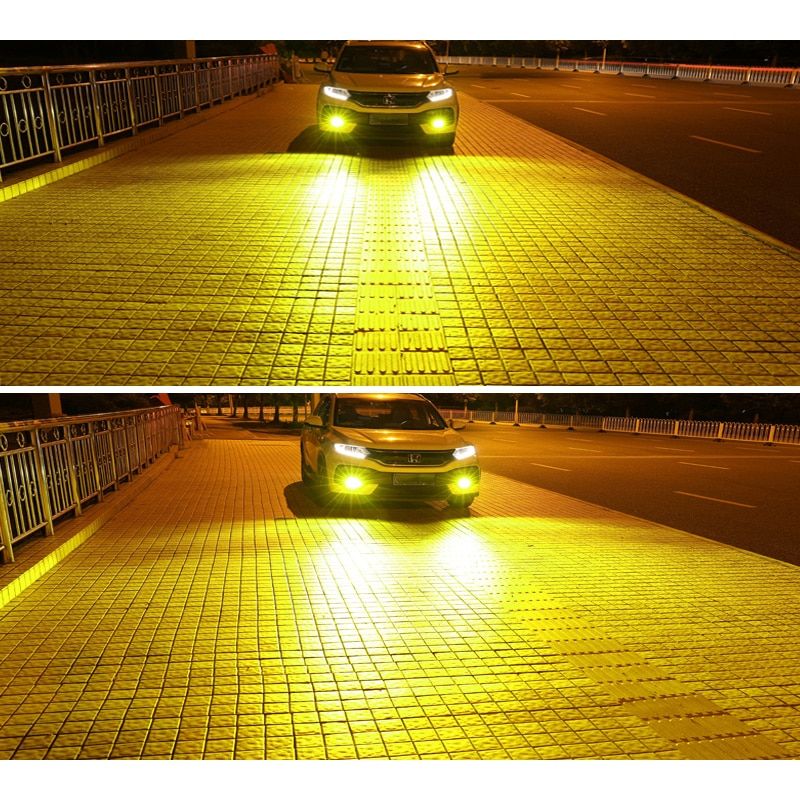 WAY H4 Led Headlight H7 LED Car Bulb H1 H3 H27 9005 9006 HB3 HB4 H11 LED Fog Lamp 12V 3000K 6000K 8000K White Yellow Green-H7