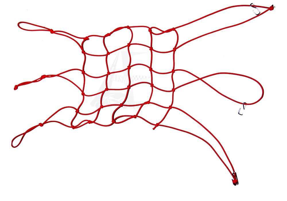 Motorcycle Helmet Net-Red