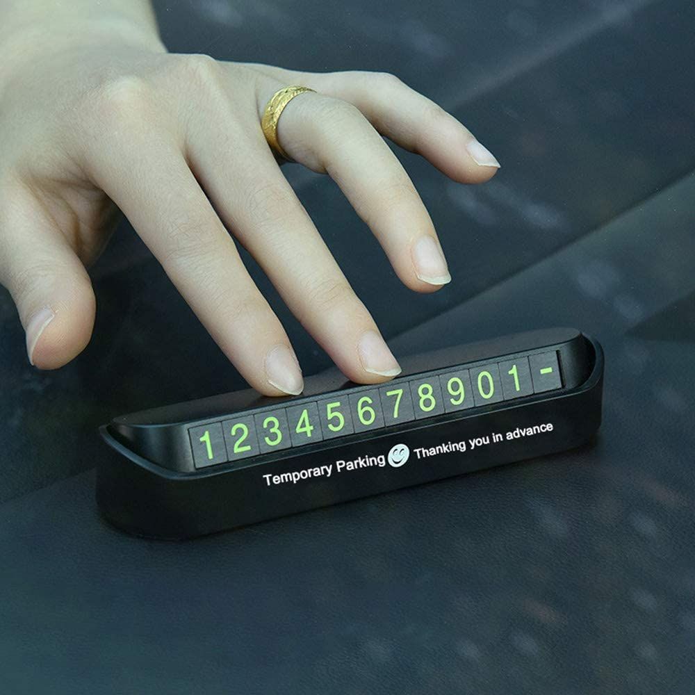 Car Temporary Parking Card