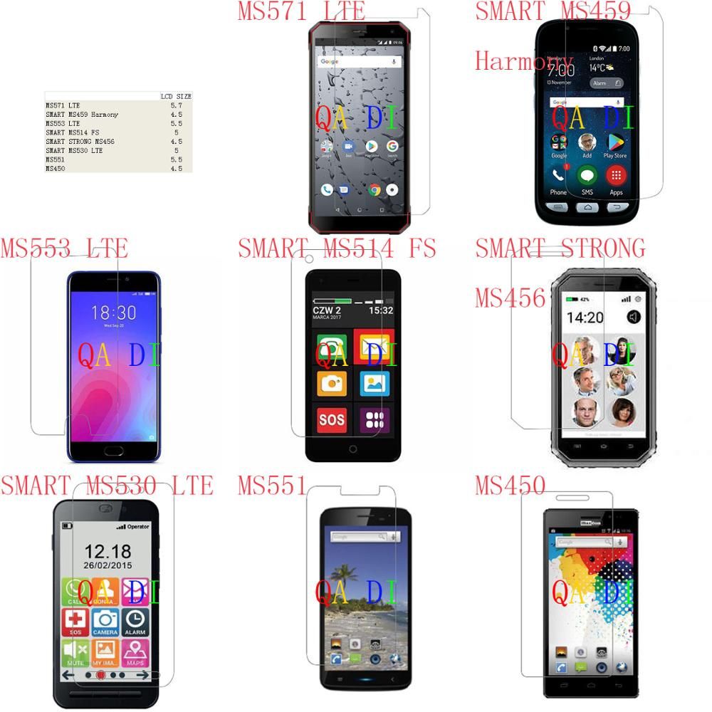 Screen Protector Film For MAXCOM MS571 LTE SMART MS459 Harmony MS553 MS514 FS STRONG MS456 MS530 MS551 MS450