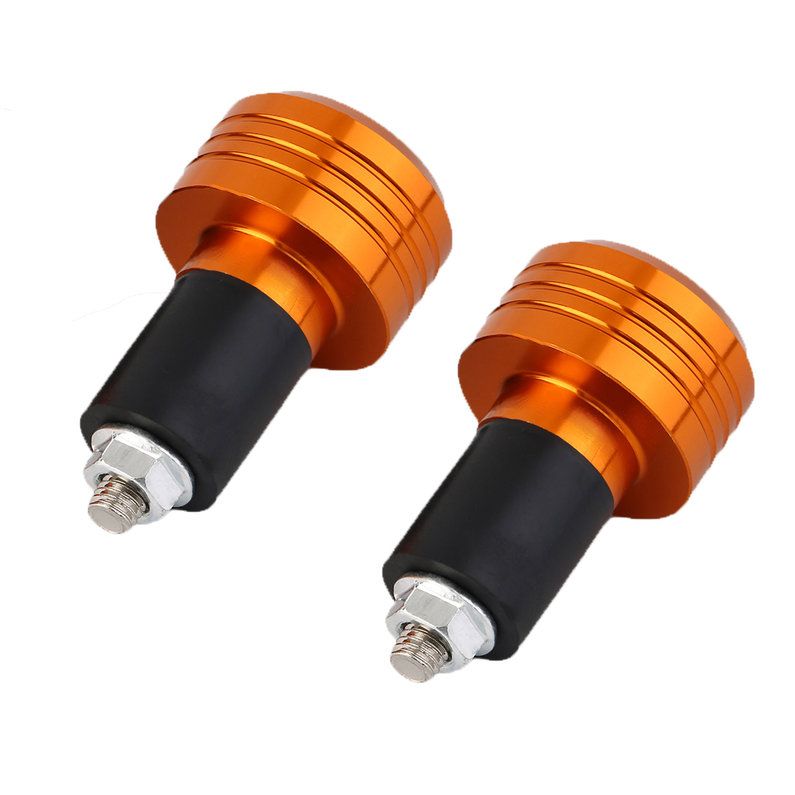 361 2 Pcs Motorcycle Bike Handlebar Cap Hand Grips Bar End Plug Accessories