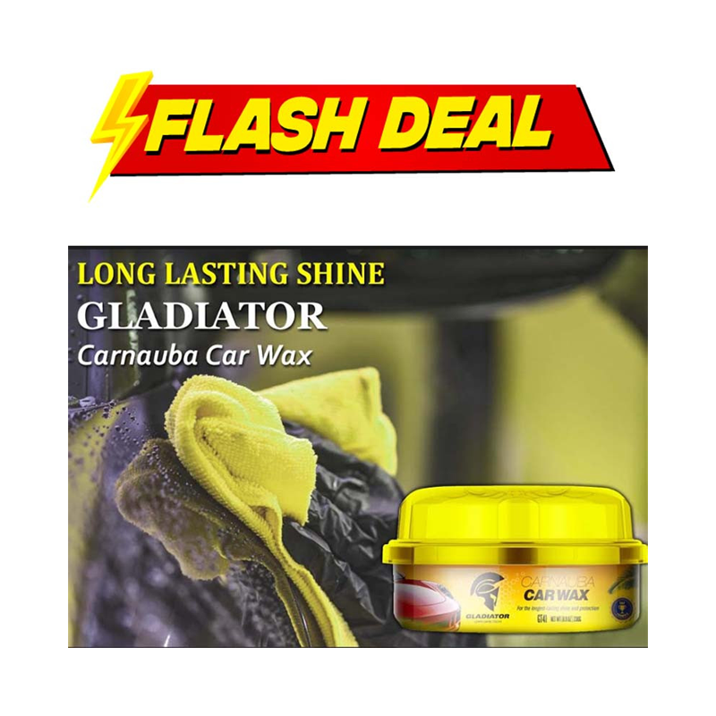 Gladiator Carnauba Car Wax (230gm)- car / Motorcycles