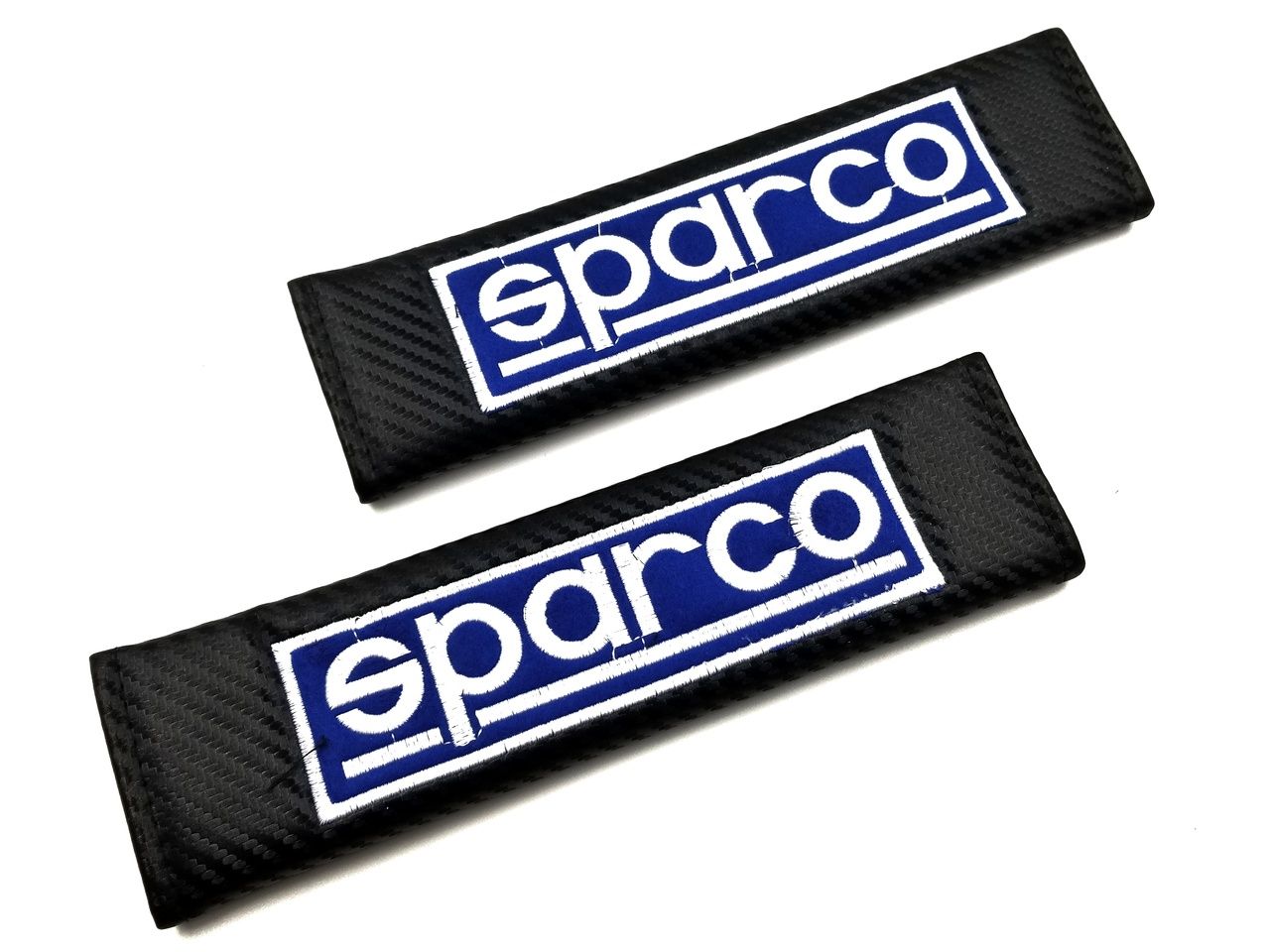 Tuner Carbon Fiber Seat Belt Shoulder Pads Cover - Classic