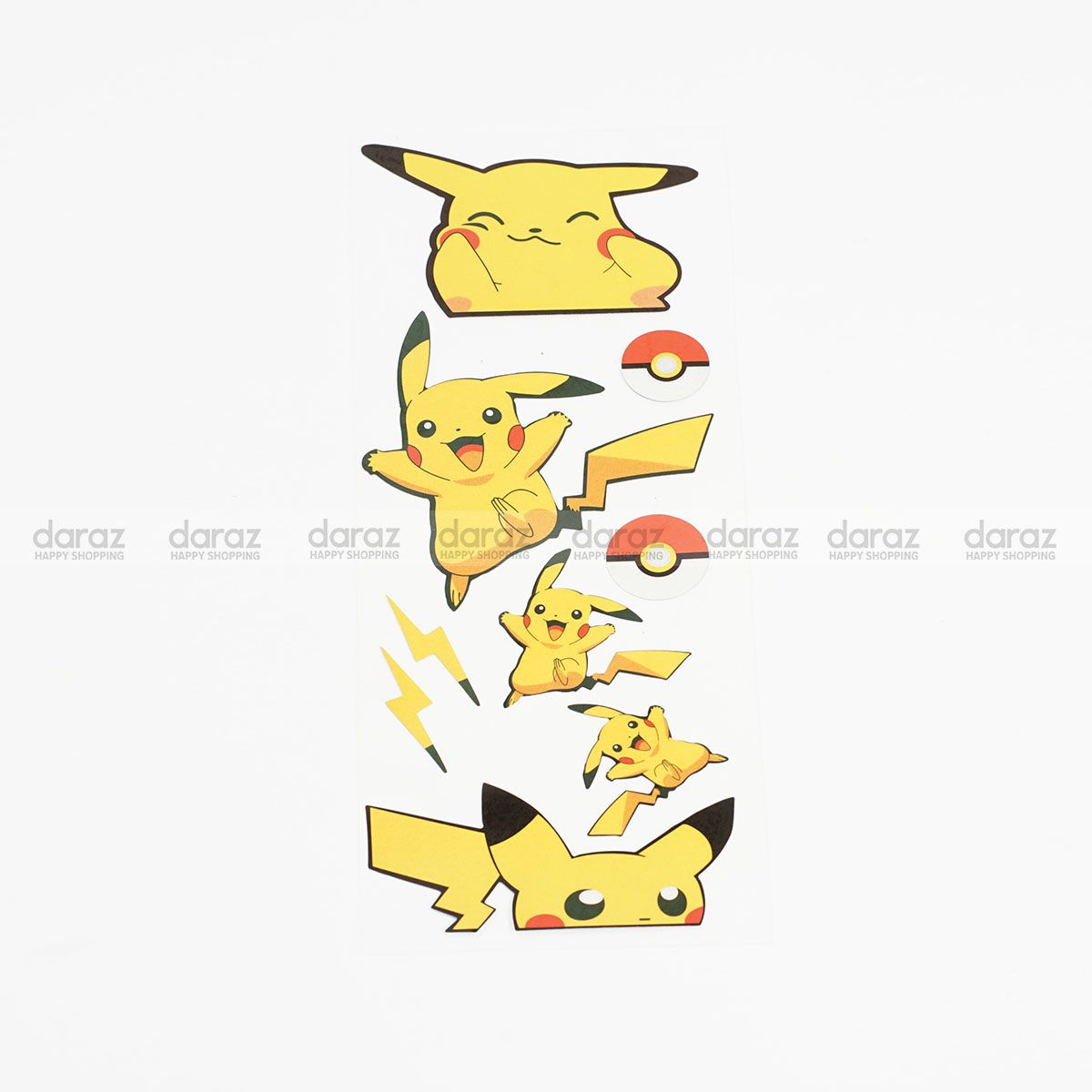 Pokemon   Combo Pack One Sticker for Mobile Car Motorcycle Cycle Mirror Laptop