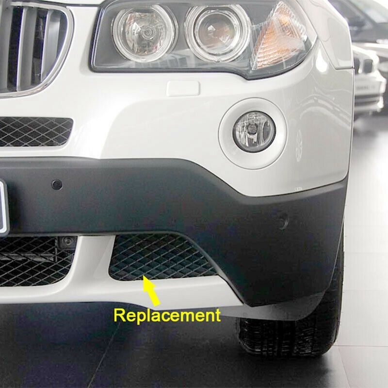 Front Bumper Grilles Lower Grill for 2007-2010 -BMW X3 E83 Facelift 51113416205, 51113416206