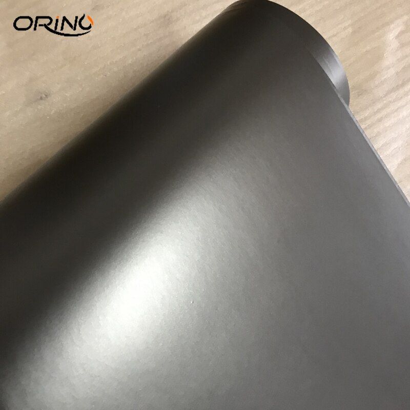 Premium Gunmetal Metallic Matte Grey Vinyl Wrap with Air Release Dark Gray Anthracite Car Wrap Foil size 10/20/30/40/50X152CM
