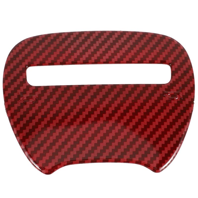 for Dodge Challenger 2015-2019 Steering Wheel Cover Trim Kits Interior Decor Sticker Car Accessories Carbon Fiber Grain