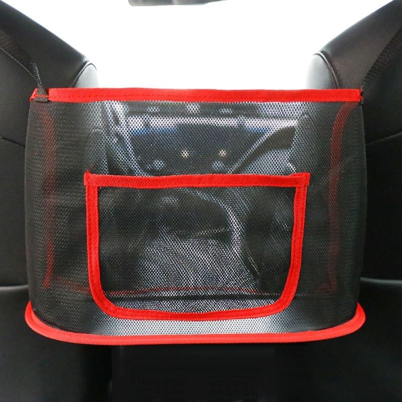 3 PCS Car Seat Hanging Storage Bag, Style:With Pocket
