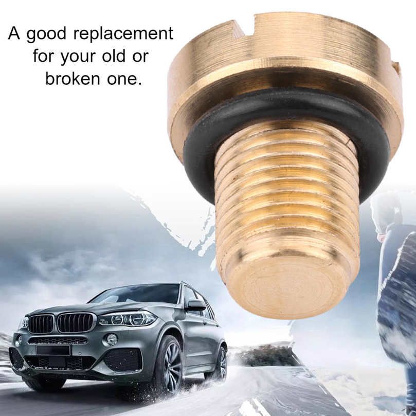Akozon Cooler Adapter Drain Screw Radiator Expansion Tank and Rubber O-ring 17 11 1 712 788 for 318i/325Ci/325xi/M3