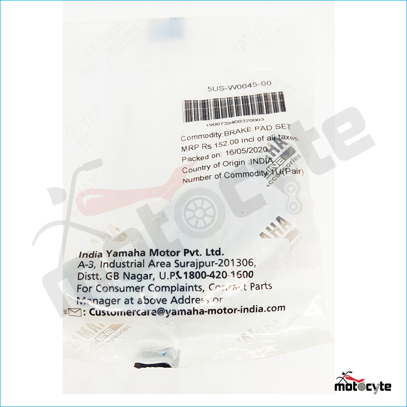 RTR  Phoenix Stryker Brake Pad- Front (Made in India)