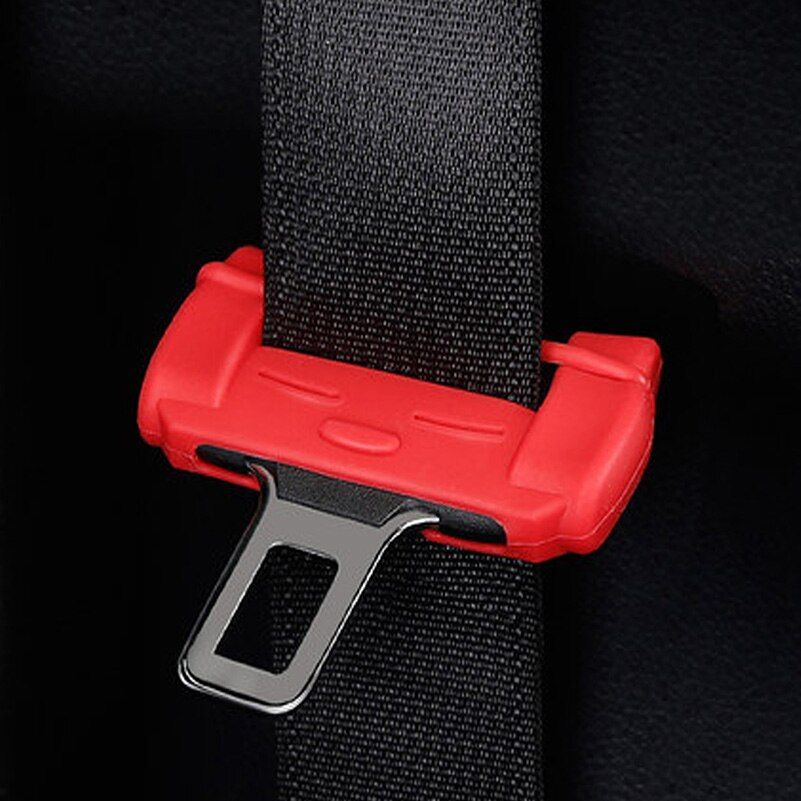 Car Safety Belt Buckle Silicon For Toyota Corolla Avensis Yaris Rav4 Auris Hilux Prius Camry Celica C-HR Ipsum Verso Wish Prado