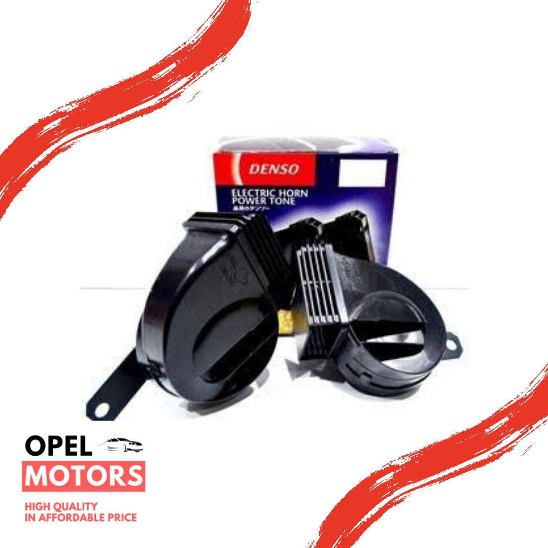 DENSO Waterproof Electric Power Tone Universal Horn Set of 2 for Car & Bike