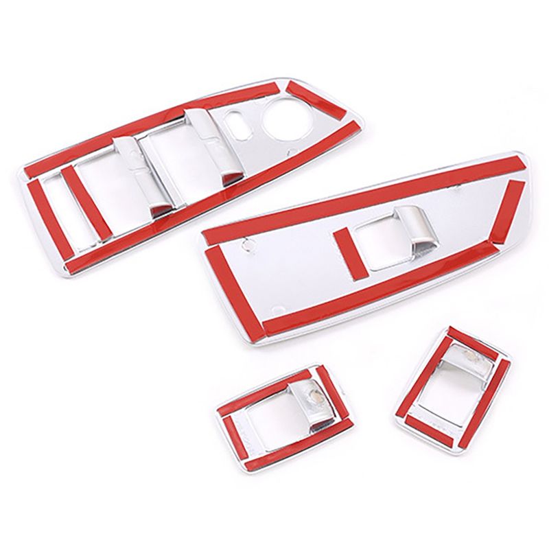 Car Styling for 1 Series 07- 11 Interior Door Window Glass Lifter Switch Button Frame Cover Trim Auto Accessories