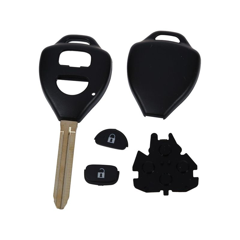 2 Bouton Coque Telecommande Cle pour Toyota Camry Corolla Prado