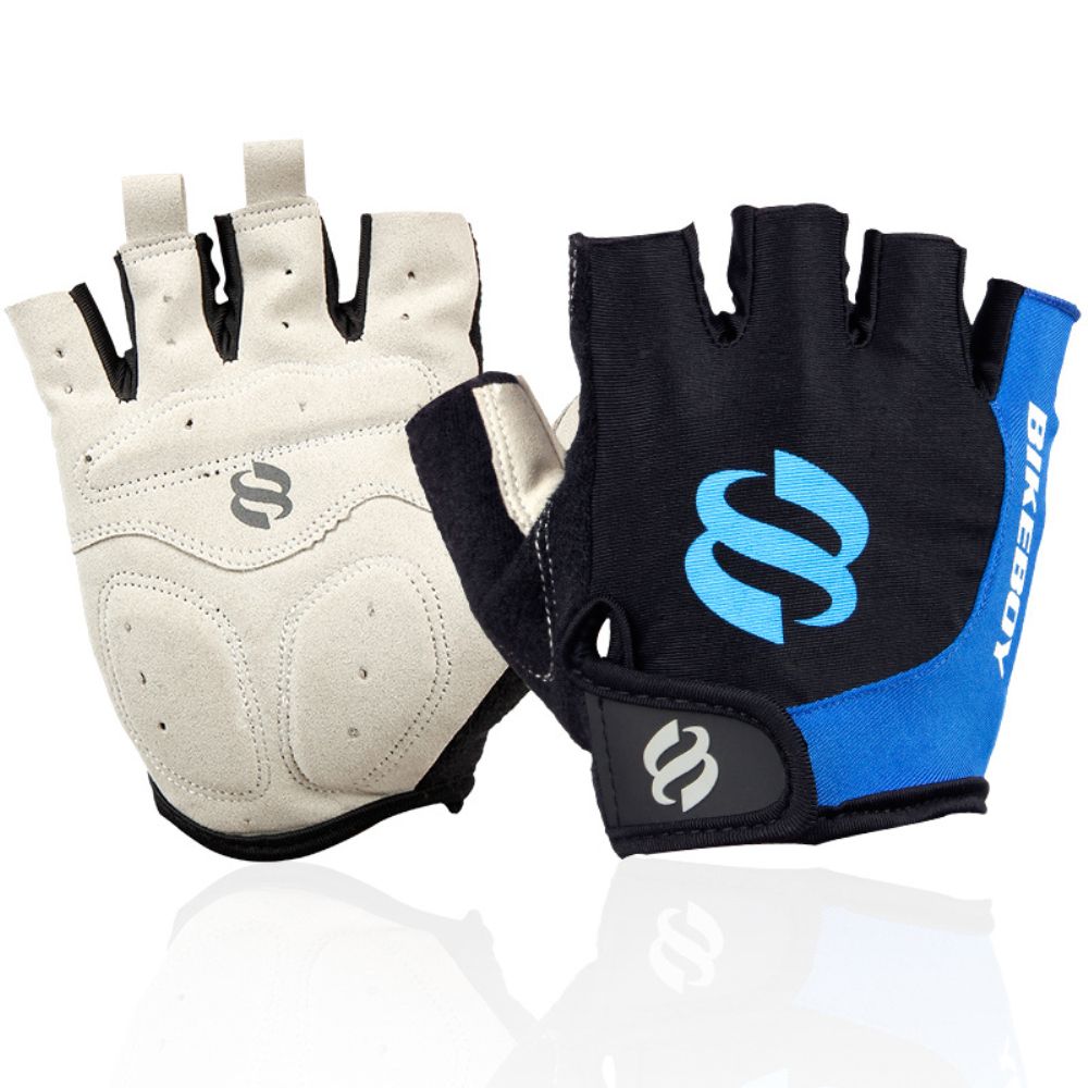【Vwinget】 BIKEBOY Half finger gloves for bicycle Riding gloves outdoor Sports gloves Bicycle Riding Gloves Shock MTB Road Mountain Bike