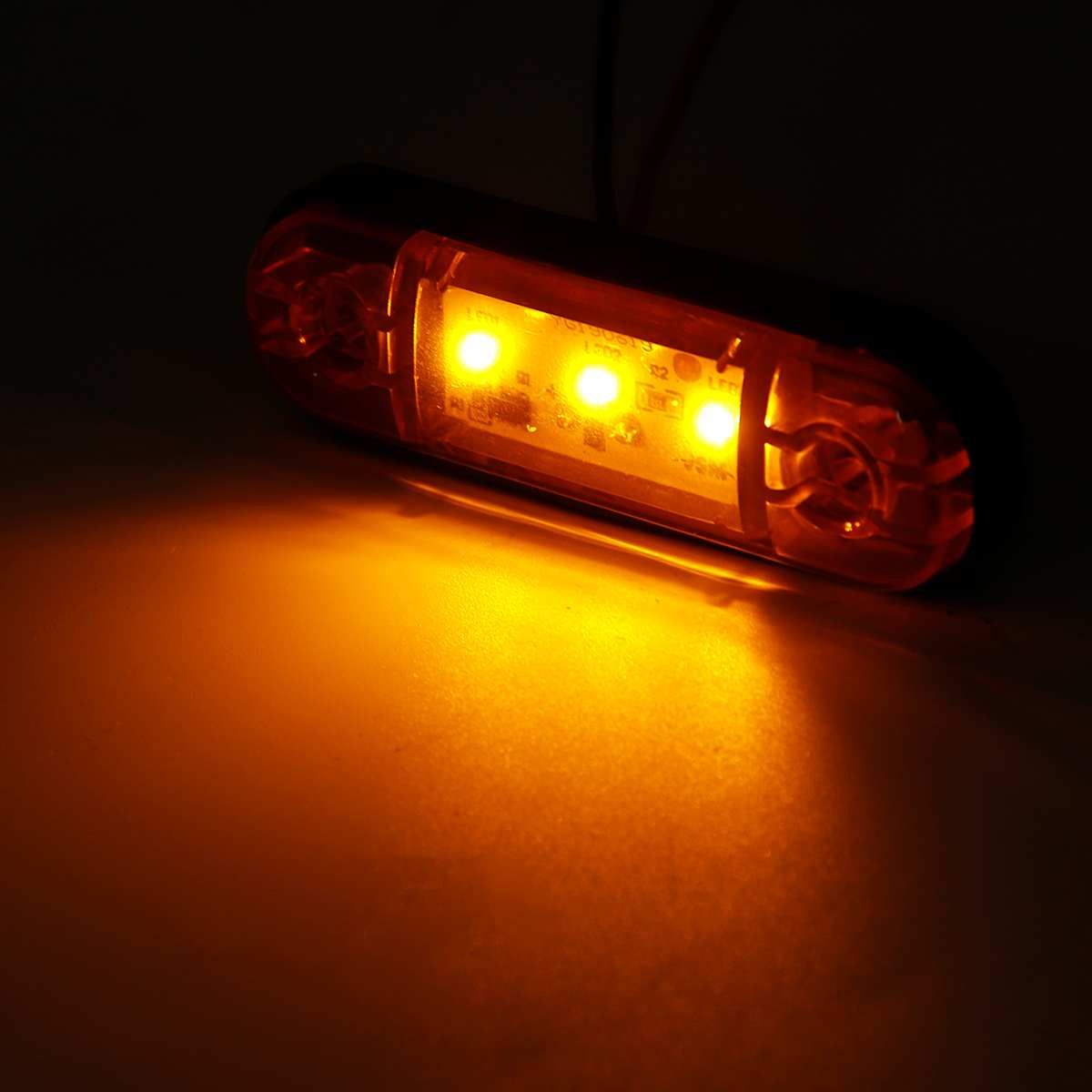 12V 24V LED Side Marker Lights Car External Lights Warning Tail Light  BLamps for Truck Trailer Lorry Bus-8pcs