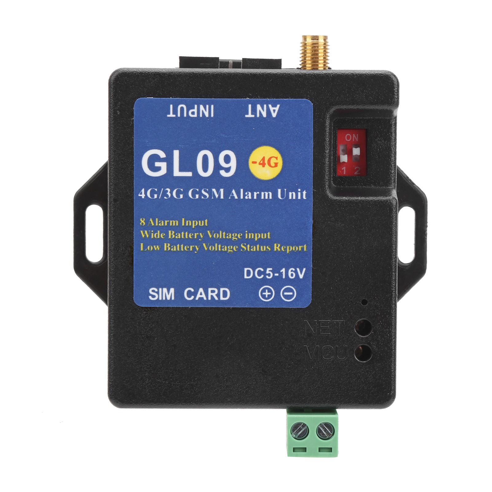 4G 3G 2G GSM Alarm System 8 Channels Home Security SMS Message Call APP DC 5-16V