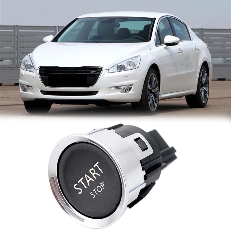 Car 6 Pin Engine Start Stop Switch Button for Peugeot 408 2008 3008 308 508 Citroen C4L C5 96777946