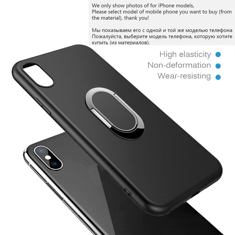 Case for ZTE Blade A506 Z10 A512 N2 M2 A3 L8 A5 2019 A7 2020 A320 A7S L7 V9 V10 Vita Case Ring Phone Holder Car Magnetic Cover