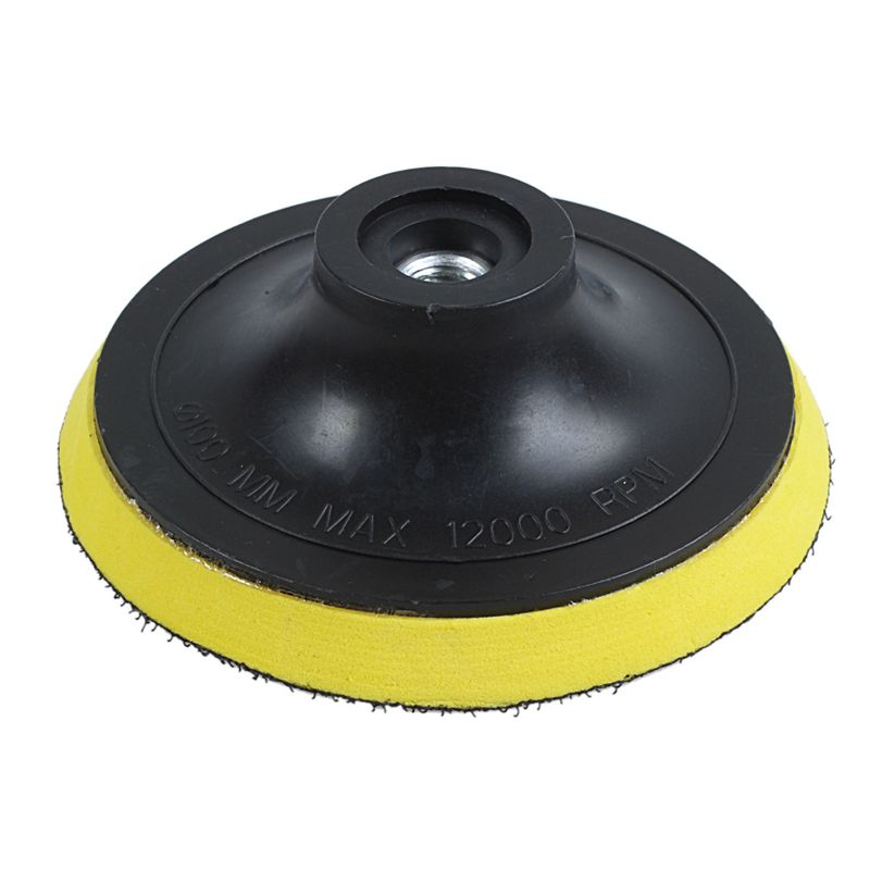 Angle Grinder Sanding Polishing Hook and Loop Backing Pad 4 inch Dia