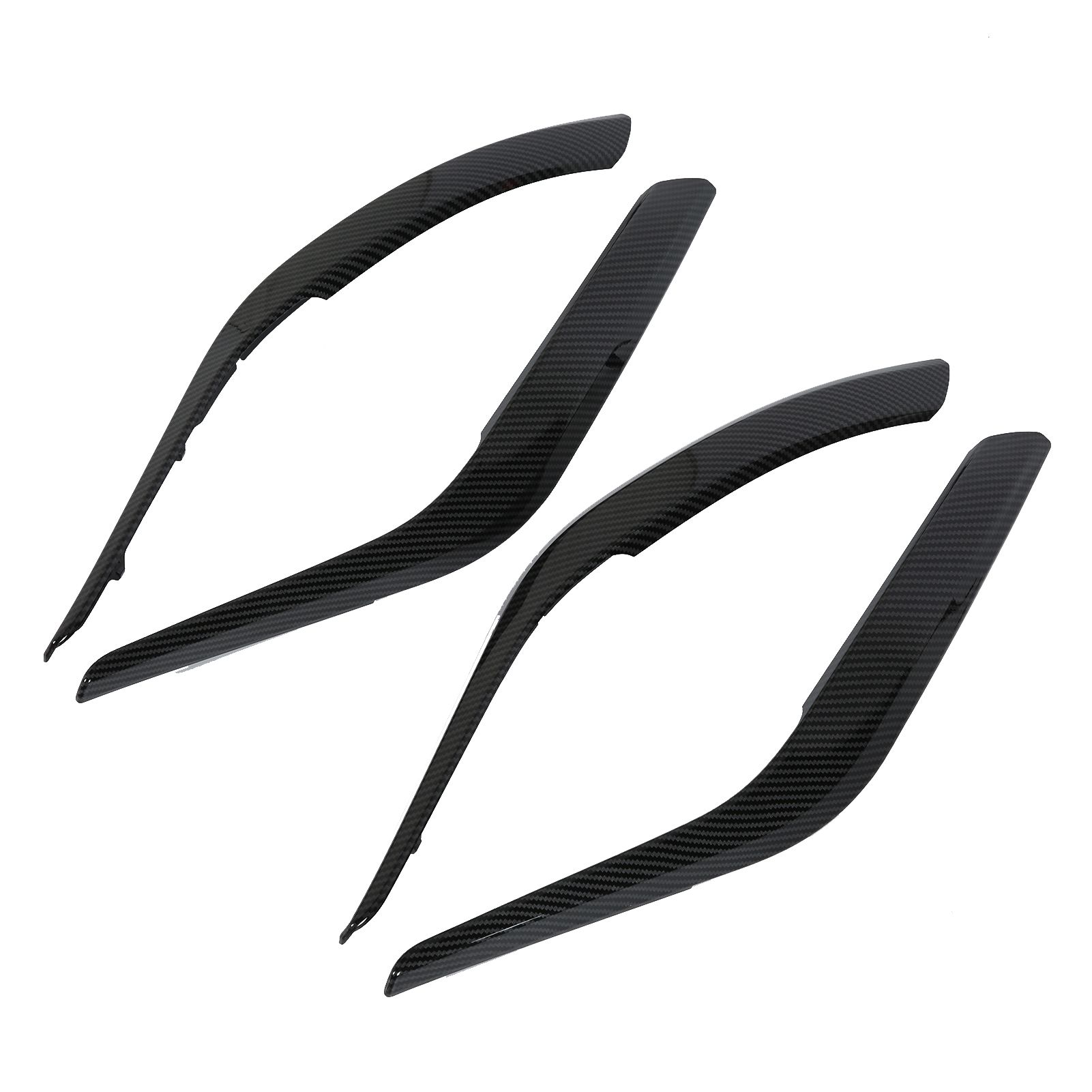 Inner Door Armrest Handle Trim 4pcs Trims Covers Decoration Replacement for X1 E84 2010-2016