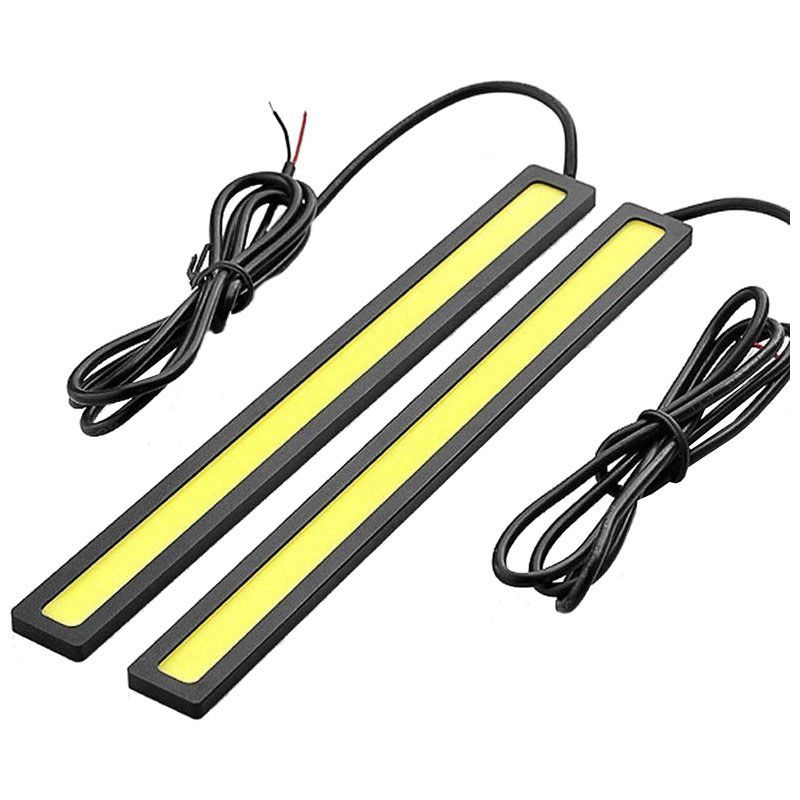 2 x Waterproof Super Bright Car DRL Fog Driving Lamps COB LED Light White , Waterproof LED Light