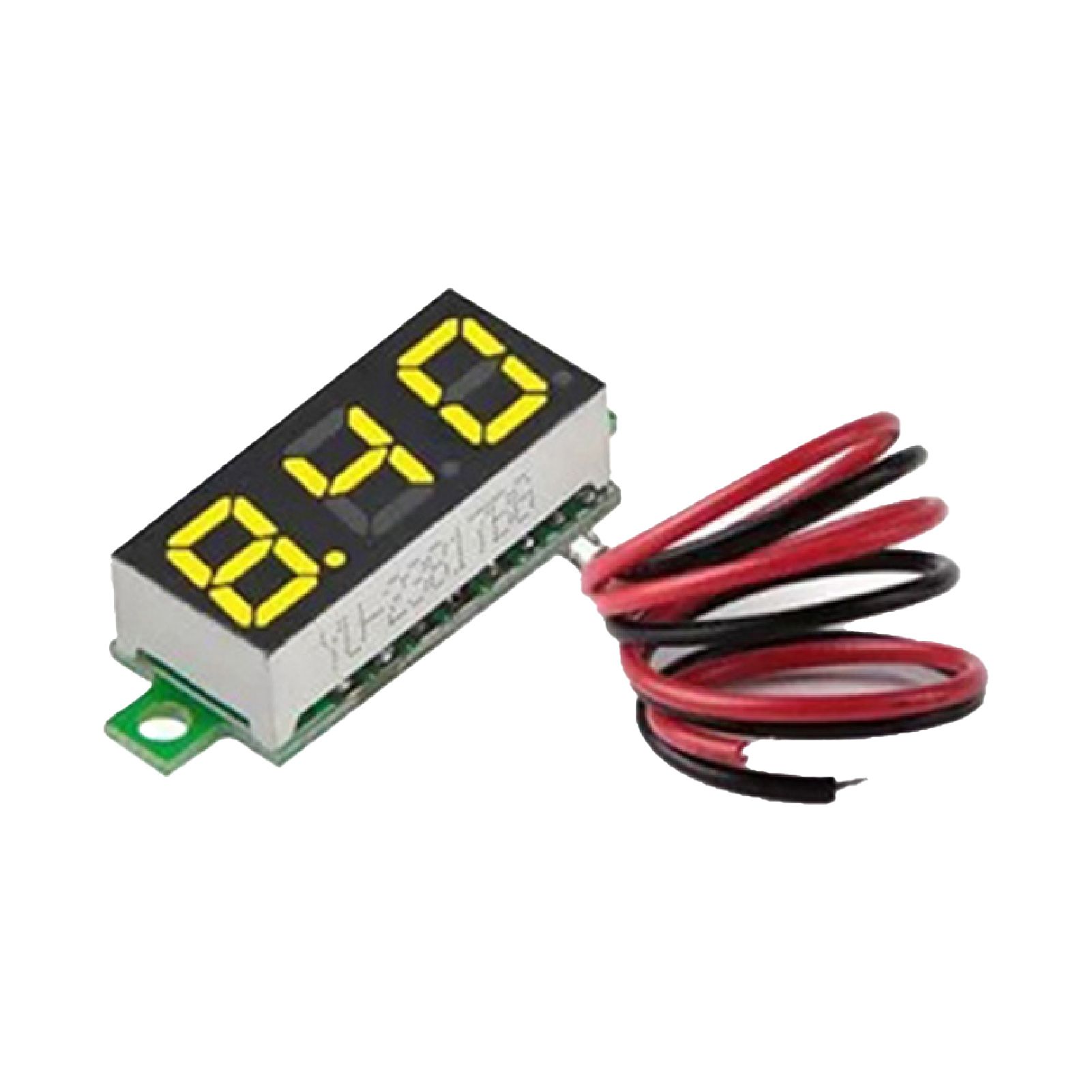 Voltage Tester High Performance Two-Wire 2.5-40V Digital DC Voltmeter