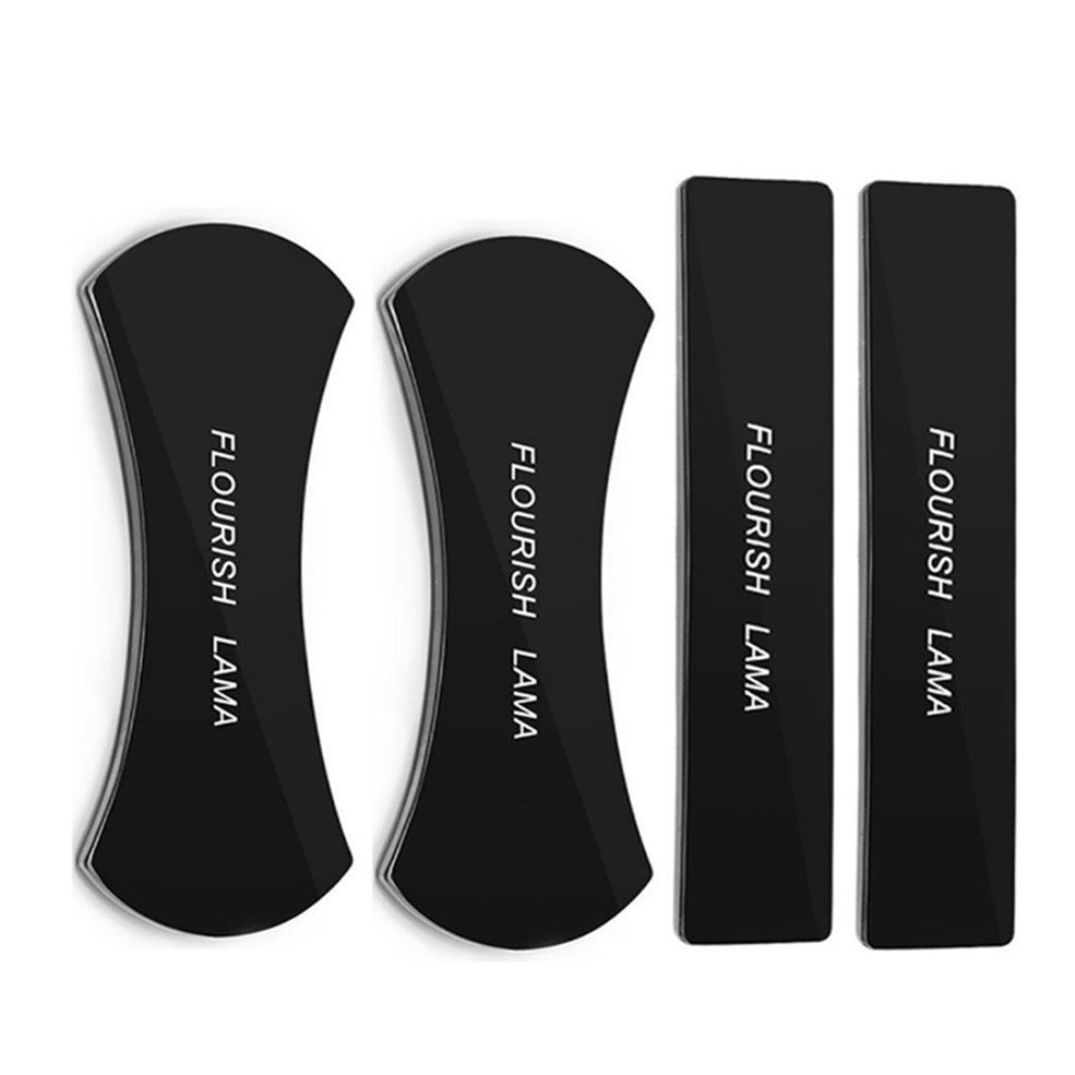 MA Waterproof Car Stickers Set Mini Flexible No Trace Adhesive Tape Universal-4pcs black