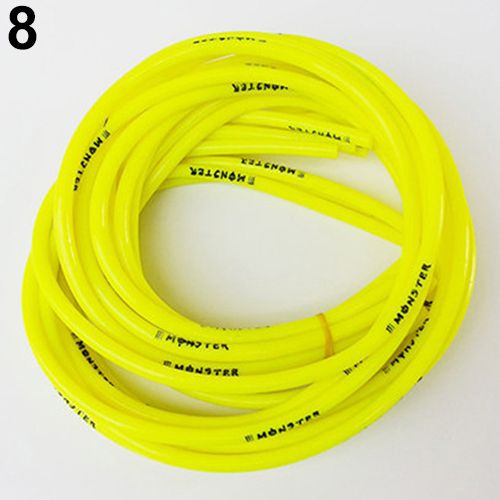 Universal Motorcycle Bike 1M Petrol Fuel Hose Gas Oil Pipe 5mm I/D 8mm O/D Tube