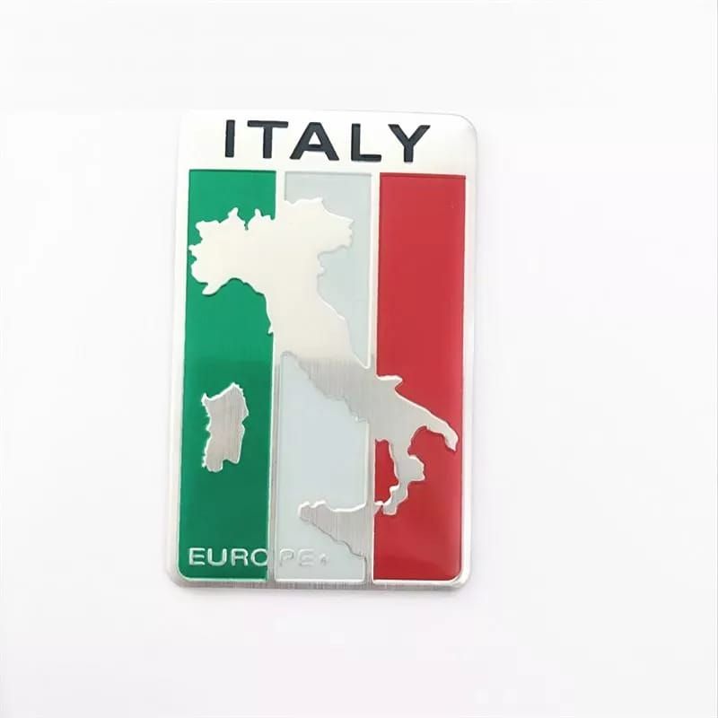 Italy Flag Emblem for Vespa Car