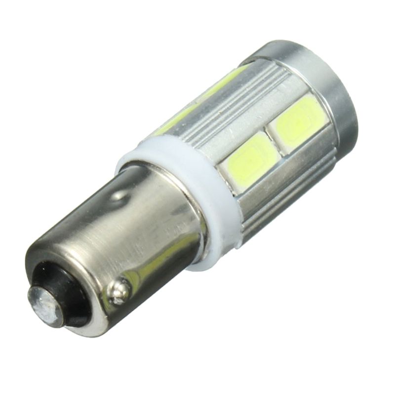 4X Universal BA9S H6W 10SMD LED Sidelight Bulbs Canbus Error Free 6000K White