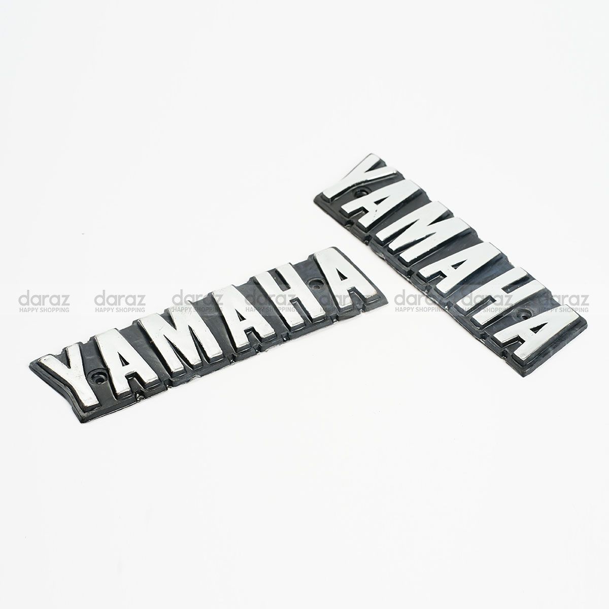 Yamaha Rx 100/RX 115 Fuel Tank  Emblem Monogram Logo - SILVER