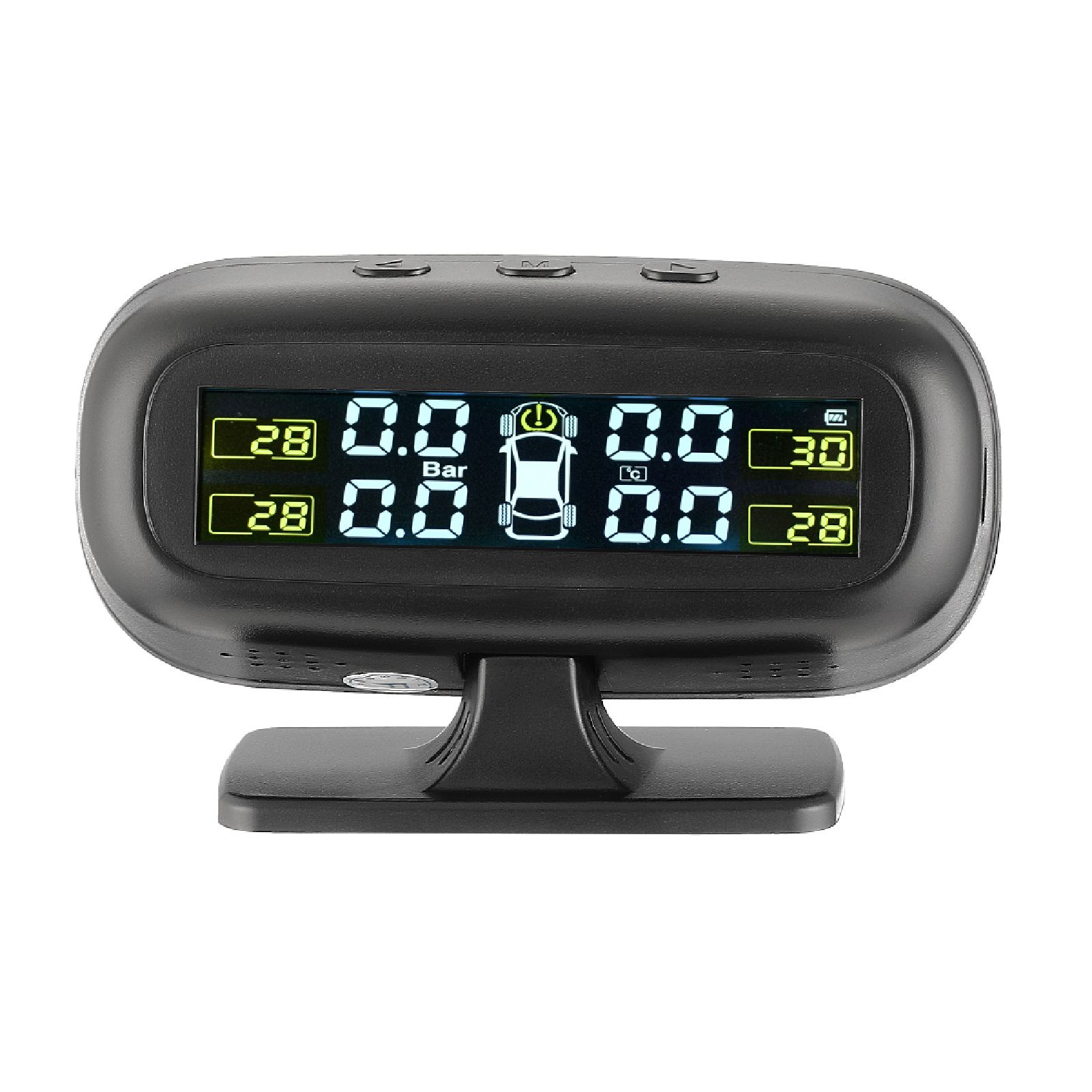 HUD TMPS Multifunctional Car HUD Tyre Temperature Alarm System