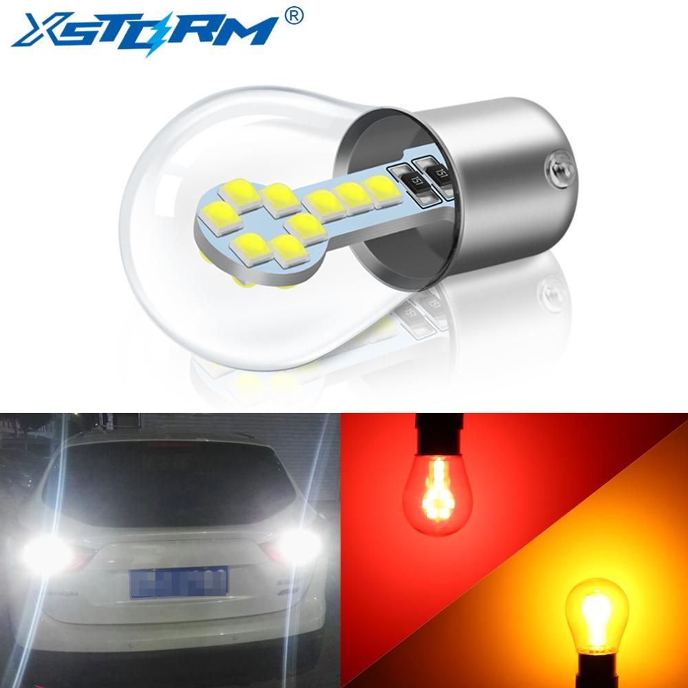 1156 BA15S P21W Led 1157 BAY15D P21/5W Led Bulbs Ampoule R5W R10W 18SMD 800LM Car Fog Lights DRL Turn  Lamp 12V White-1156 BA15S P21W