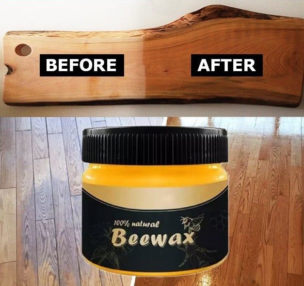 Mintiml Beewax Wood Polish Polisher Polishing Compound Wax Floor Seasoning Furtniture Wrap Care Magic Repair Traditional All-Purpose Wood